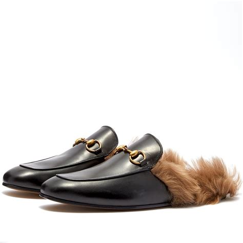 gucci men brown mules